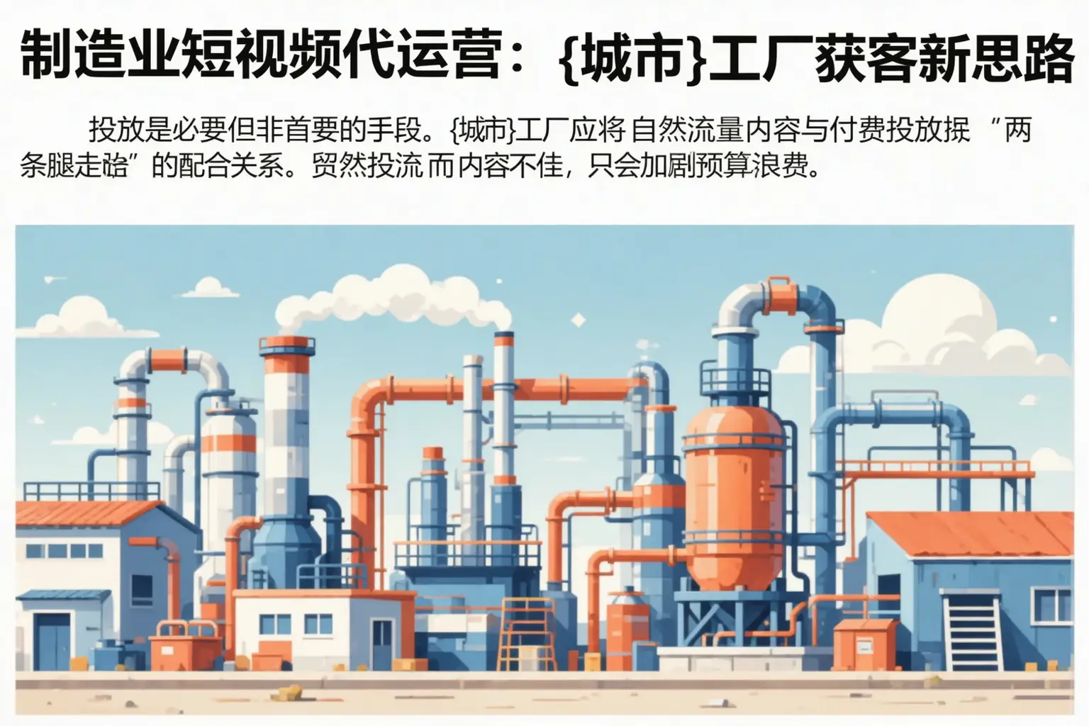制造业短视频代运营：赛罕工厂获客新思路