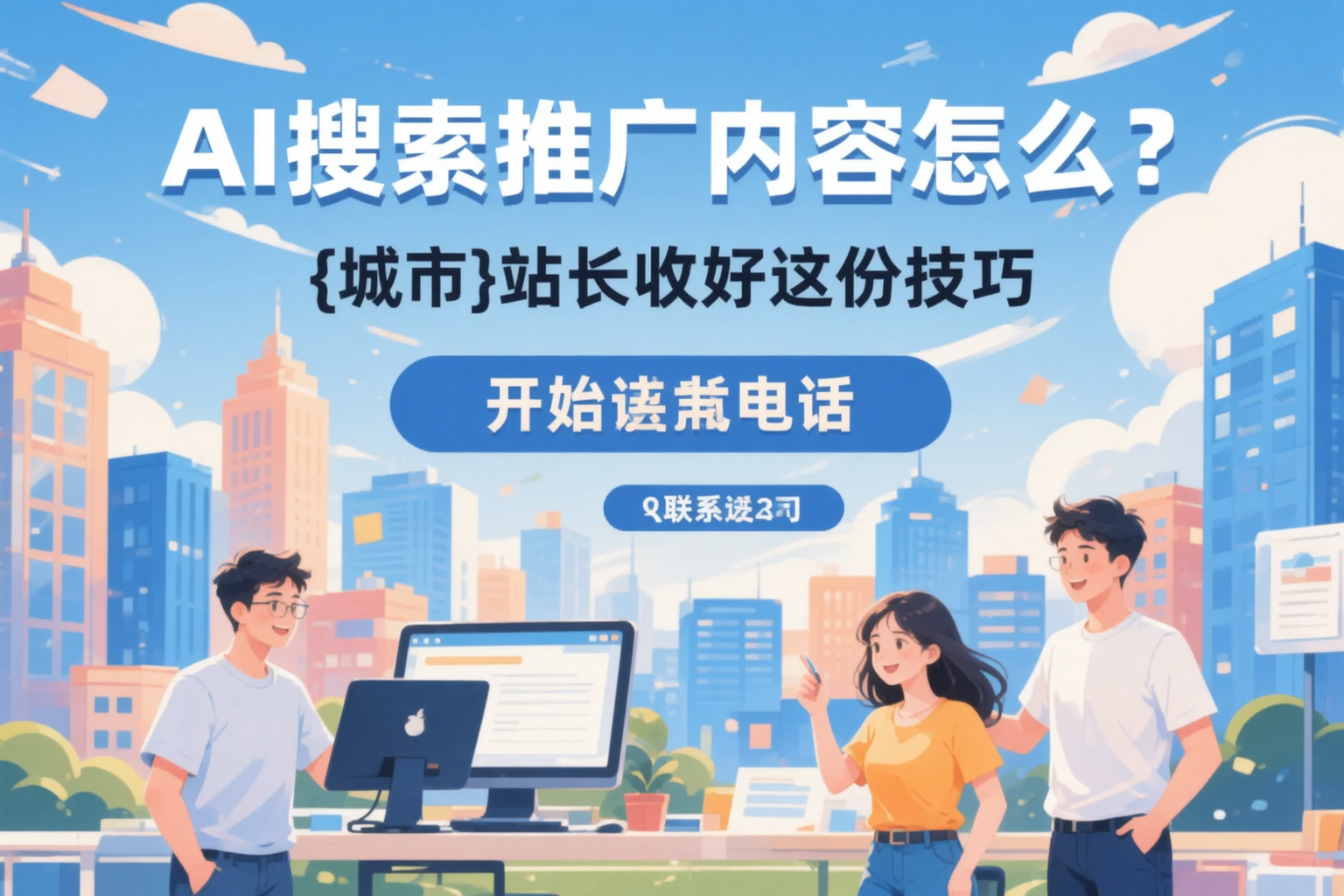 AI搜索推广内容怎么写？赛罕站长收好这份技巧